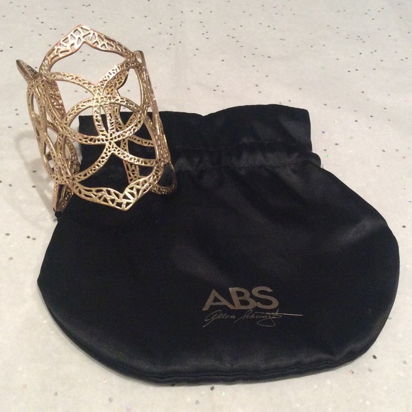 SALE! Gold Tone Allen Schwartz Cuff