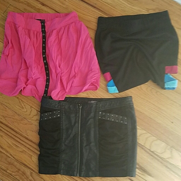 Three skirts