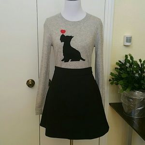 J.Crew Factory Scottie Dog Sweater