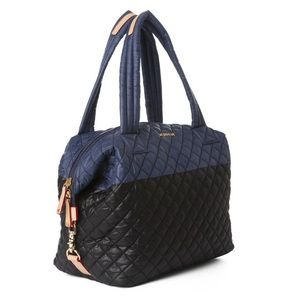 MZ Wallace large black/navy crossbody bag