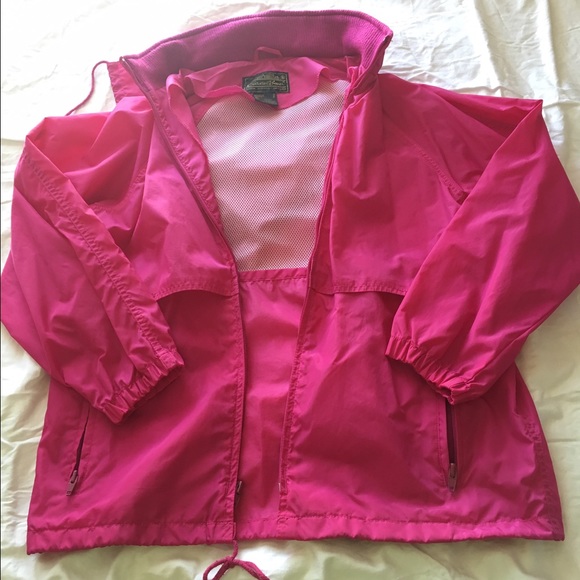 Vintage neon pink windbreaker from Eddie Bauer