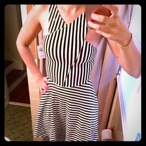Hollister striped dress NWT