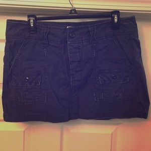 Navy distressed mini skirt American Eagle size 8
