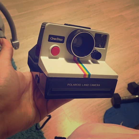 Polaroid one step camera