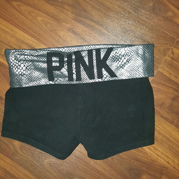 Cute pink yoga shorts