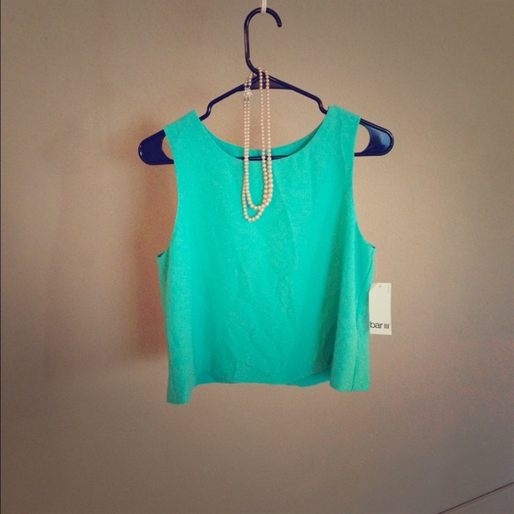 Teal blue blouse