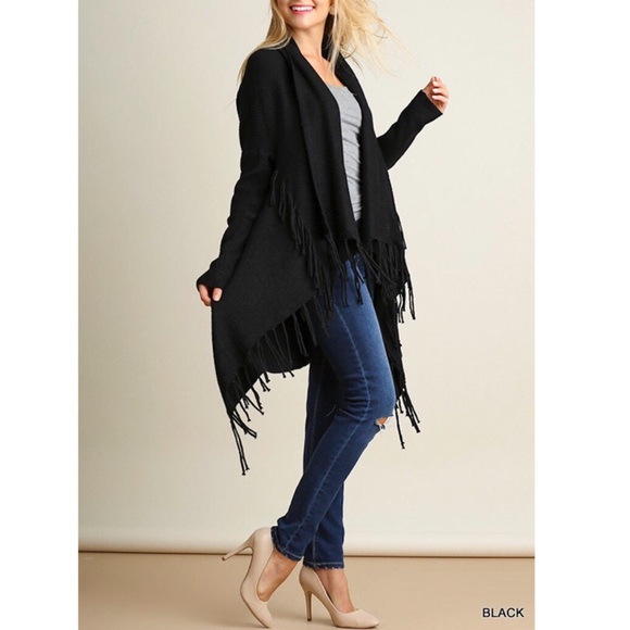 🆕 Long sleeve open front knit cardigan - Picture 3 of 4