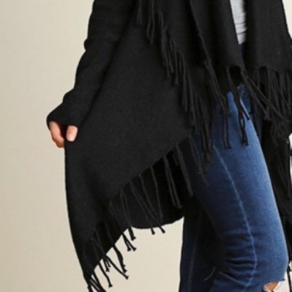 🆕 Long sleeve open front knit cardigan - Picture 4 of 4