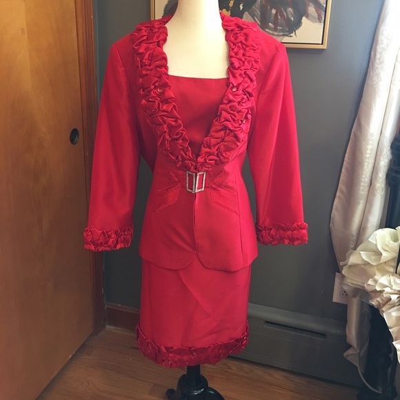 Red Terramina Suit