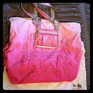 Coach Poppy Storypatch large crossbody