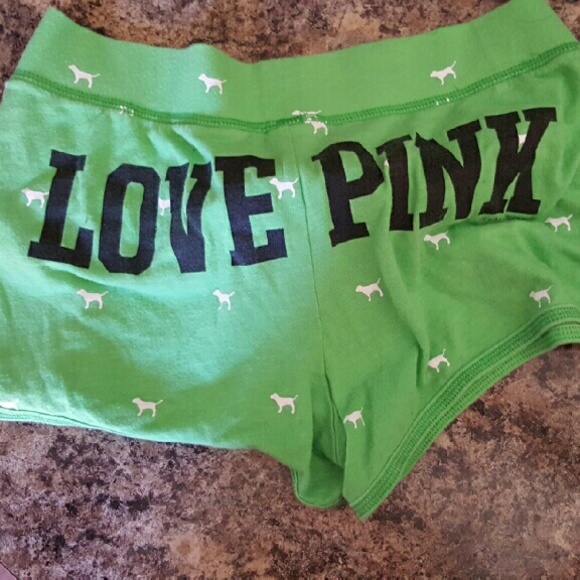 Cute pink green shorts