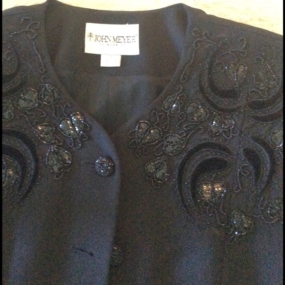 jonhn meyer Jackets & Blazers - NWOT long jacket with gorgeous work on arms &chest