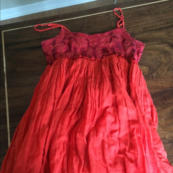 Red Free People Dress