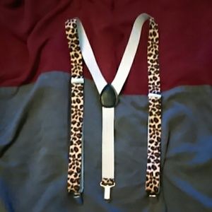 Cheetah print suspenders??