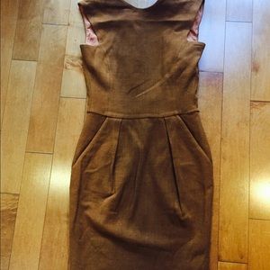 Emporio Armani Brown Knee-Length Sheath size 38