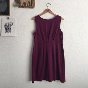 Maroon purple Merona knit dress