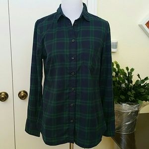 J.Crew Factory Flannel Plaid Shirt