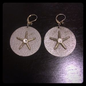 Betsey Johnson starfish earrings