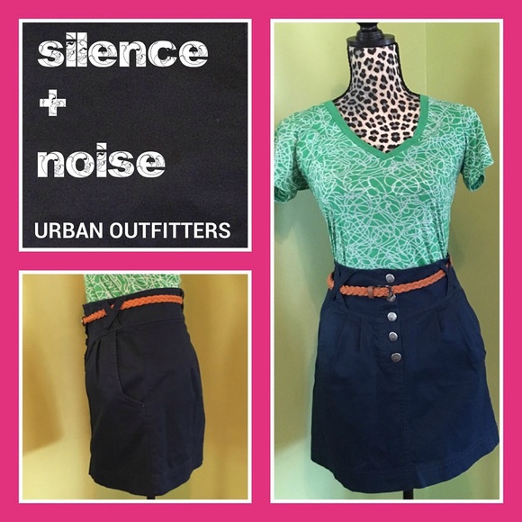 Silence+Noise High Waisted Mini Skirt
