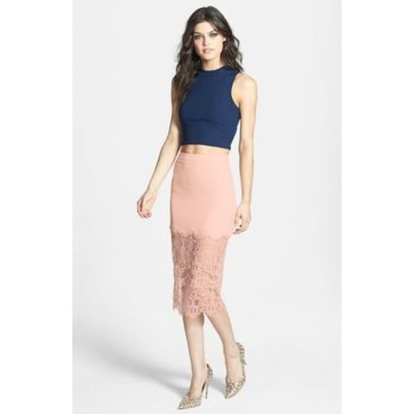 ASTR Pastel Pink Skirt