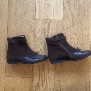 Jacadi brown boots