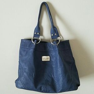 Grayish blue purse