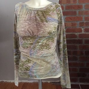 FP abstract burnout tee