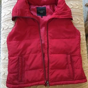 Talbot's Petite Red Puffer Vest