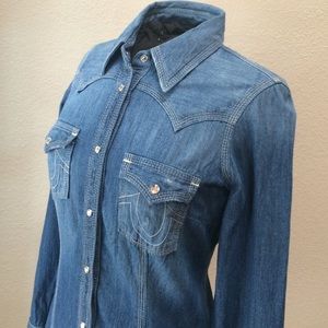 True Religion Denim Shirt - S