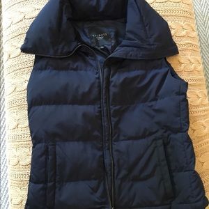 Talbot's Petite Navy puffer vest