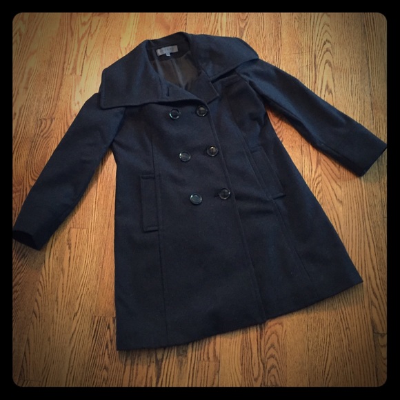 SZ.10 Charcoal Anne Klein Double Breasted Peacoat!