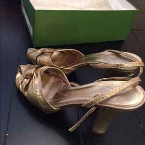 Kate Spade Gold sandals