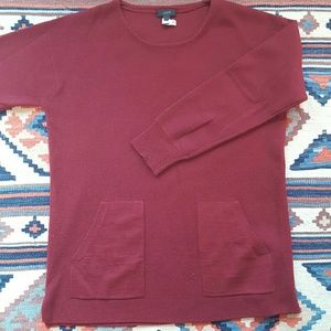 Pocket tunic sweater