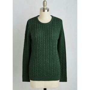 ModCloth: Chalet It on the Line Sweater in Pine