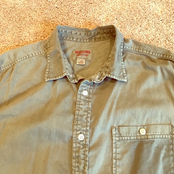 Gray Mossimo button down