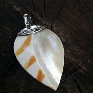 Sterling Silver Shell Pendant