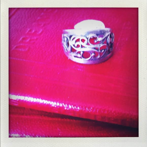 Sterling silver 925 flourish ring vintage - Picture 2 of 5