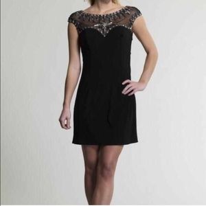 Black homecoming/ formal cocktail dress