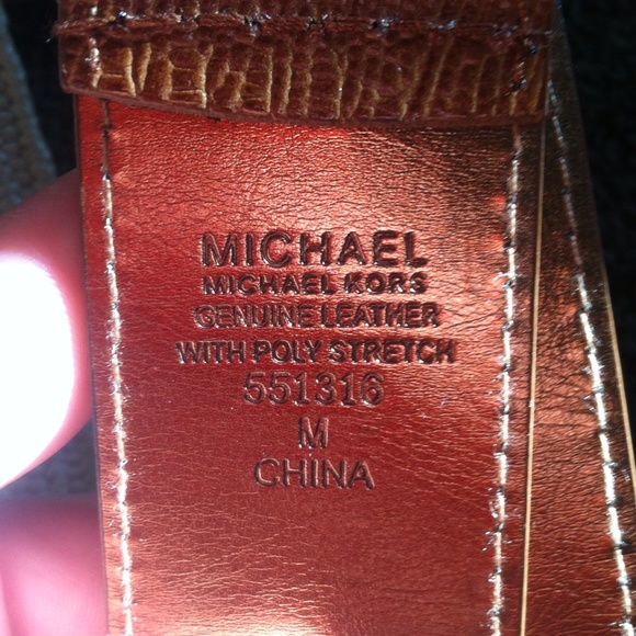 Michael kors dress belt