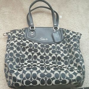 Coach signature CC canvas bag