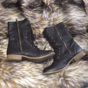 Black Combat Boots