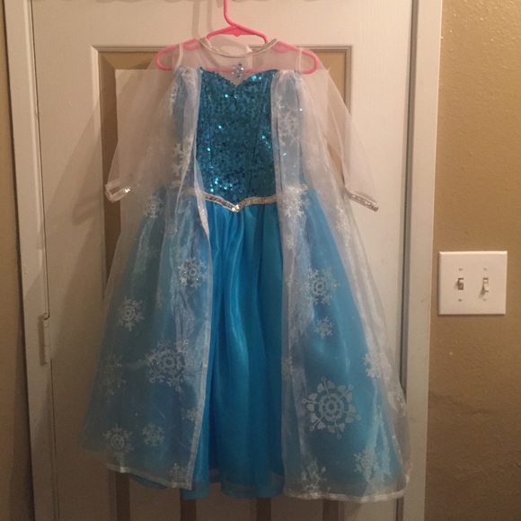 Handmade girls princess Elsa dress size 4