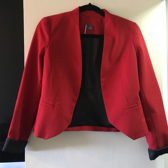 Sparkle and fade cropped blazer