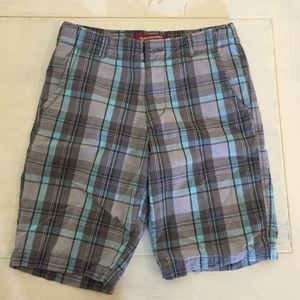 Arizona plaid shorts youth