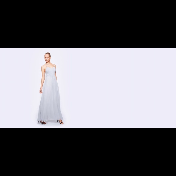 Pale Gray bridesmaid dress