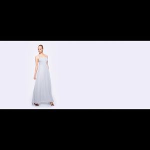 Pale Gray bridesmaid dress