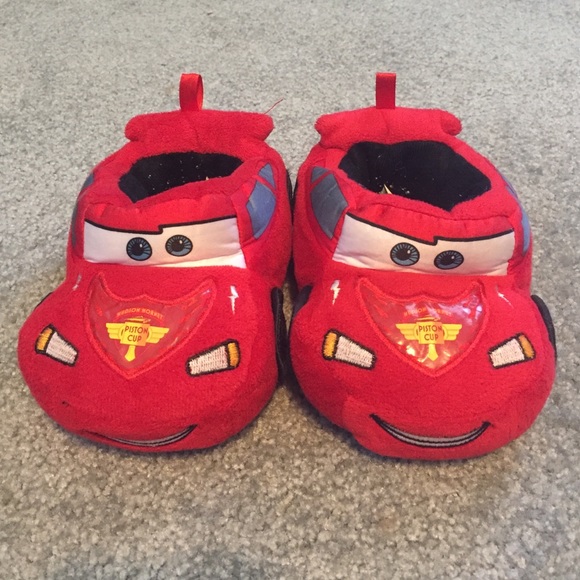 Lighting McQueen house slippers