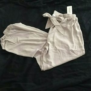 Woven drawstring pants NWT