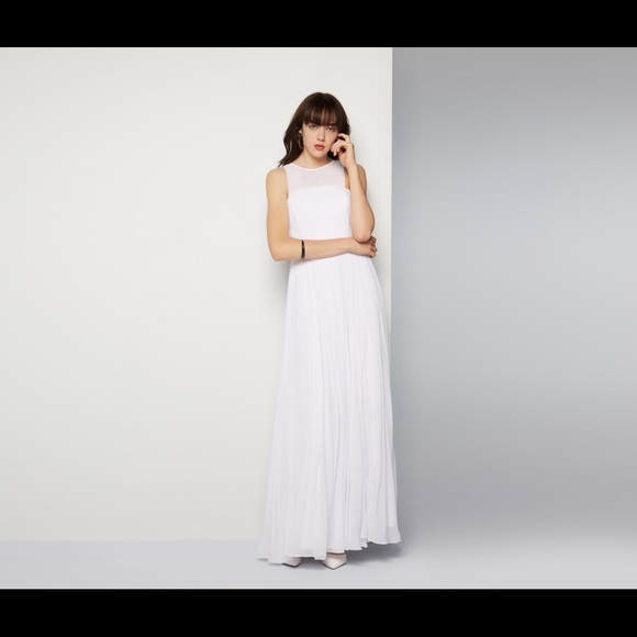 Pale grey bridesmaid dress!