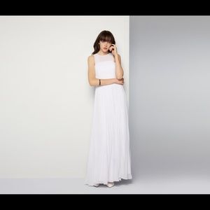 Pale grey bridesmaid dress!